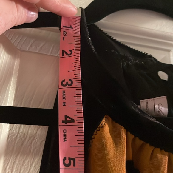 Vintage M.S.S.P Y2K Velvet burnout halter dress - Picture 13 of 13